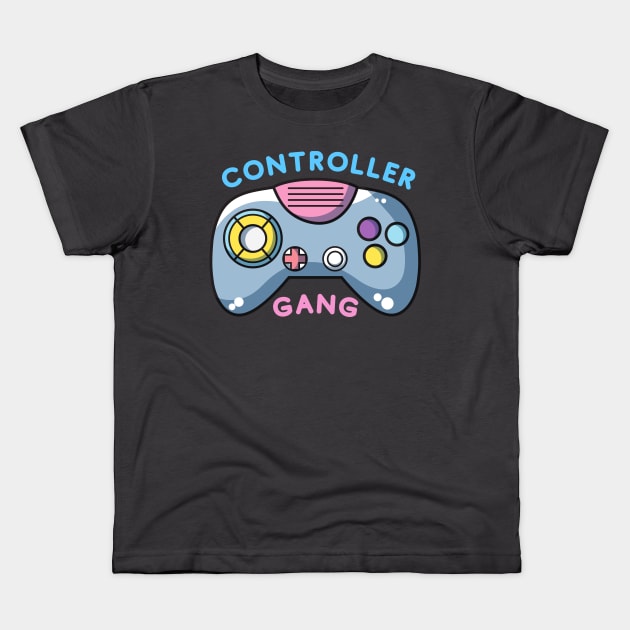 Controller Gang Kids T-Shirt by casualism